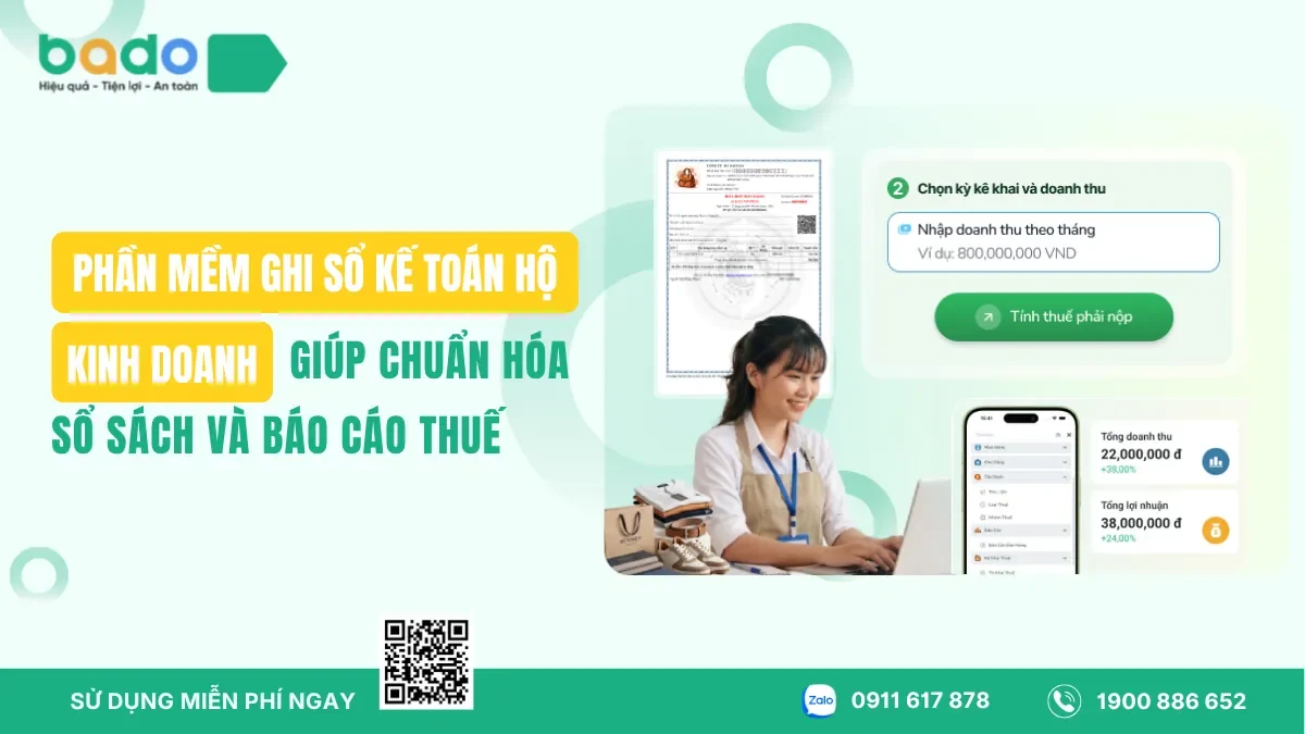 Phần Mềm Ghi Sổ Kế Toán Hộ Kinh Doanh Giúp Chuẩn Hóa Sổ Sách Và Báo Cáo Thuế